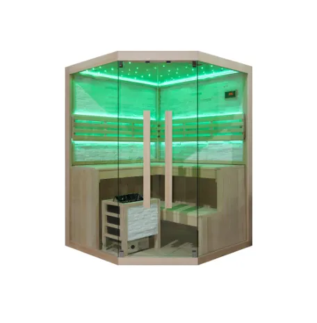 finska sauna – premium kutna 200 x 200 x 200 cm - slika 5