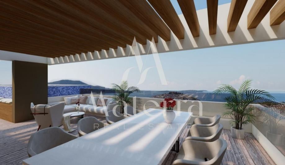 primošten – lux penthouse (s7), p=263,27m2, krovni bazen, pogled - slika 11