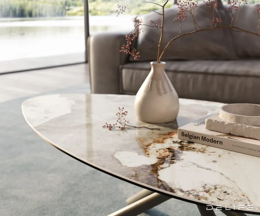 klub stolić edge 140x76cm, materijal: keramika minas melange - slika 5