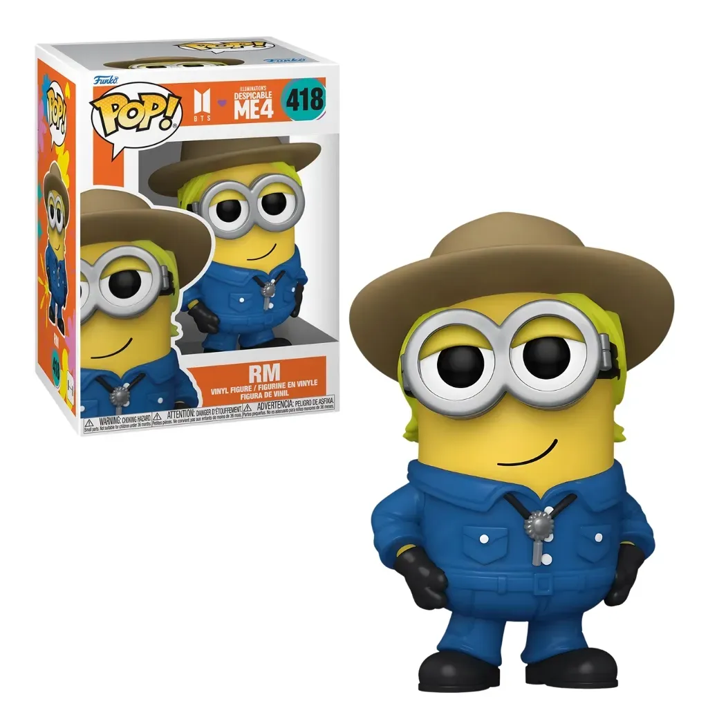 funko pop! bts x despicable me 4 – rm minion #418 - slika 4