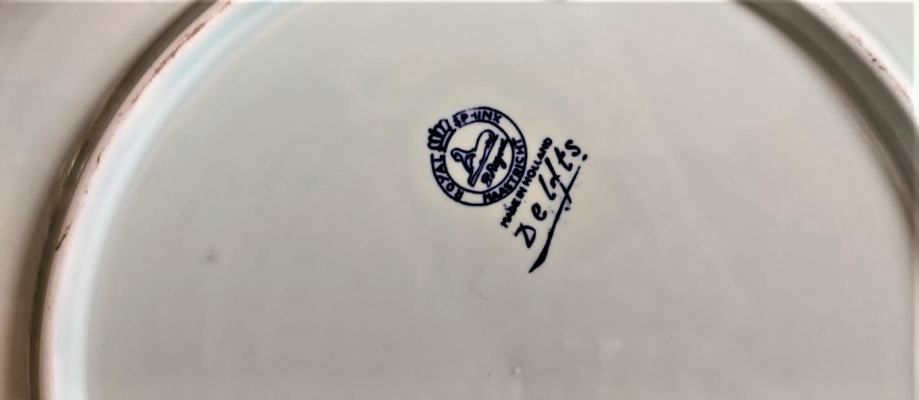 vintage zidni tanjur delfts royal sphinx maastricht * - slika 2