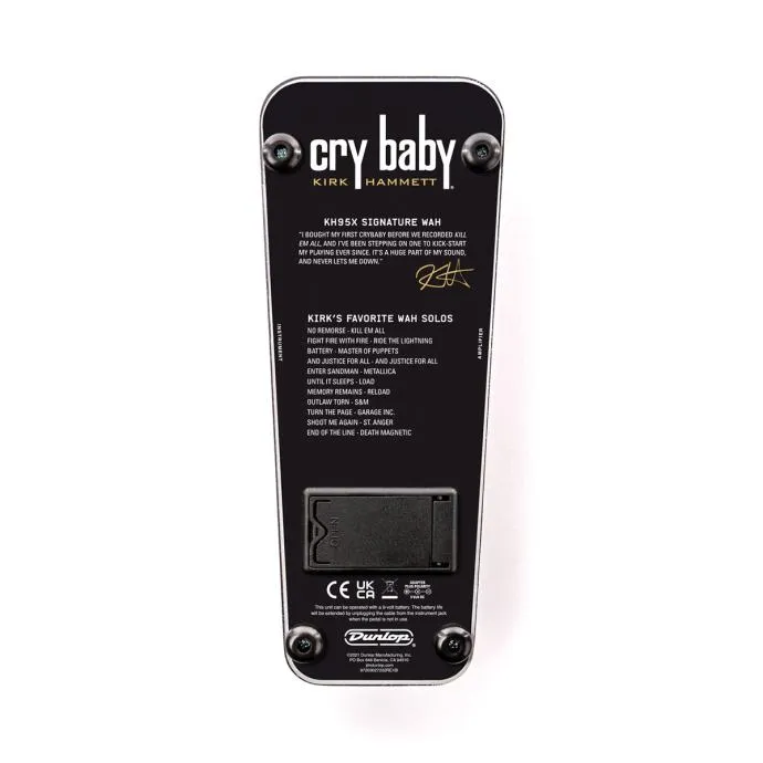 dunlop kh95x kirk hammett collection cry baby wah - slika 5
