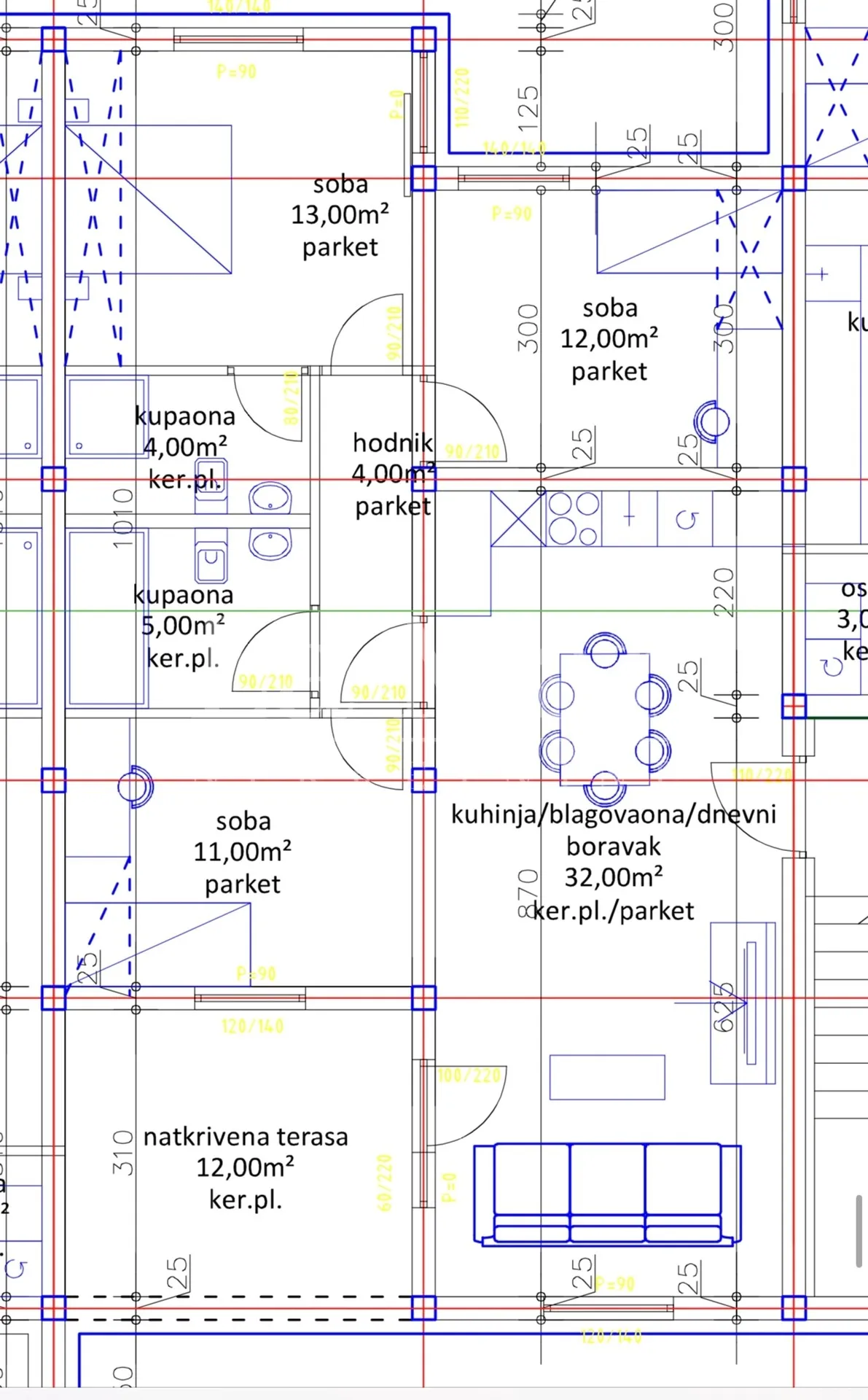 stupnik - stan u novogradnji - s2 prizemlje- 95 m2 sa vrtom + 2 vpm - slika 13