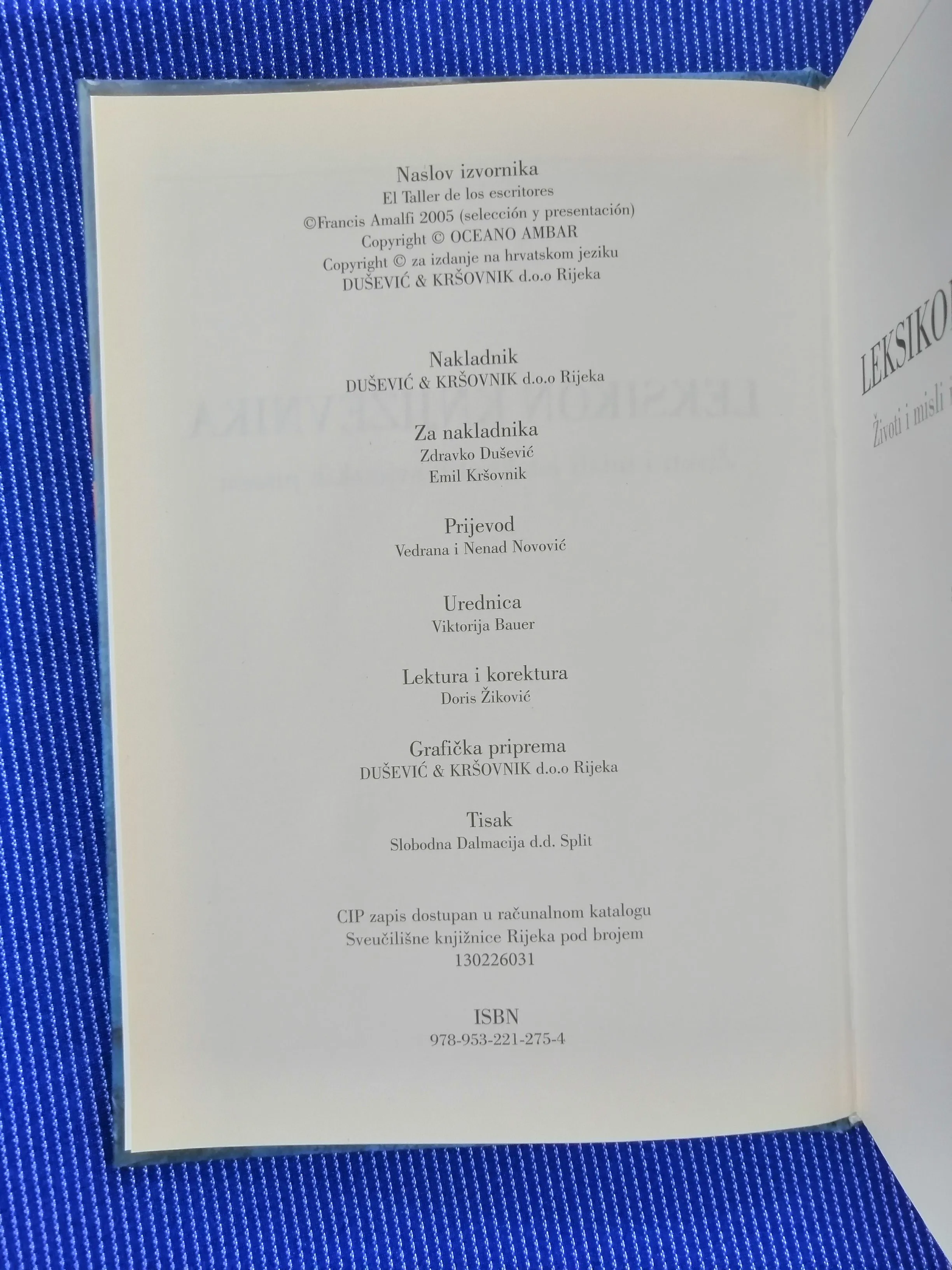 francis amalfi – leksikon književnika - slika 3