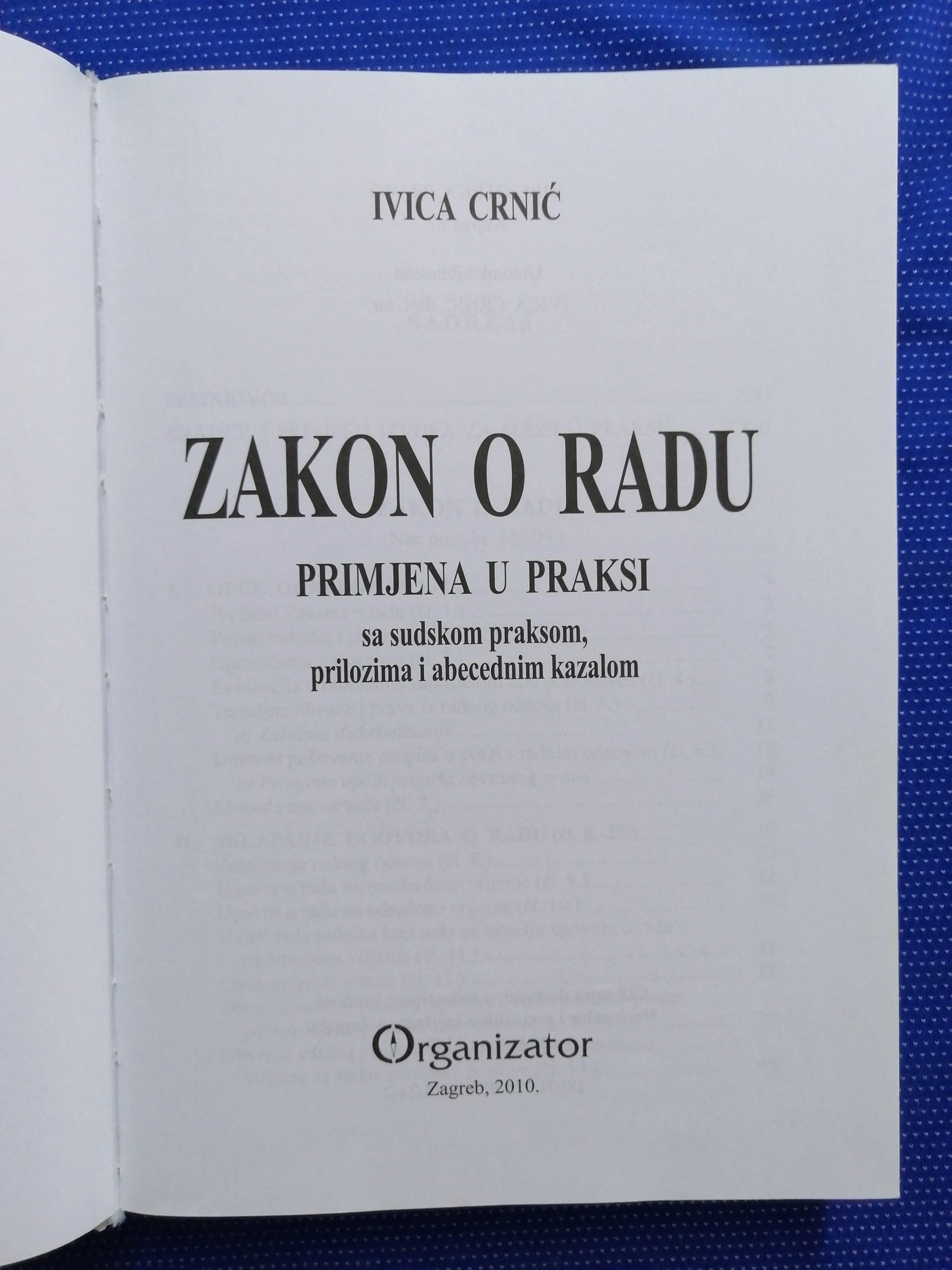 ivica crnić – zakon o radu : primjena u praksi - slika 2
