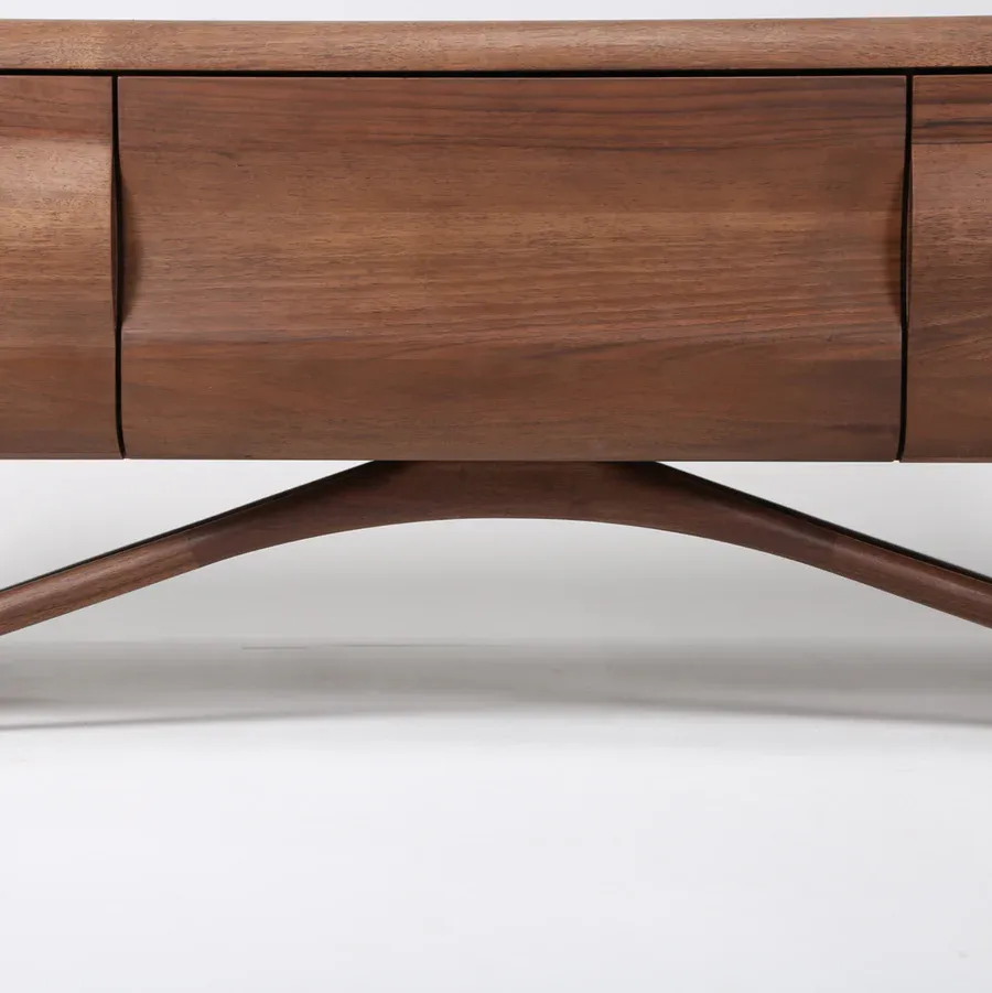 tv komoda antoni 160x45cm, materijal: puno drvo orah - slika 8