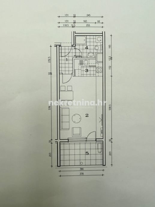 prodaja - jednosobni stan - donje svetice - lovinčićeva - 38,61m2 - slika 6