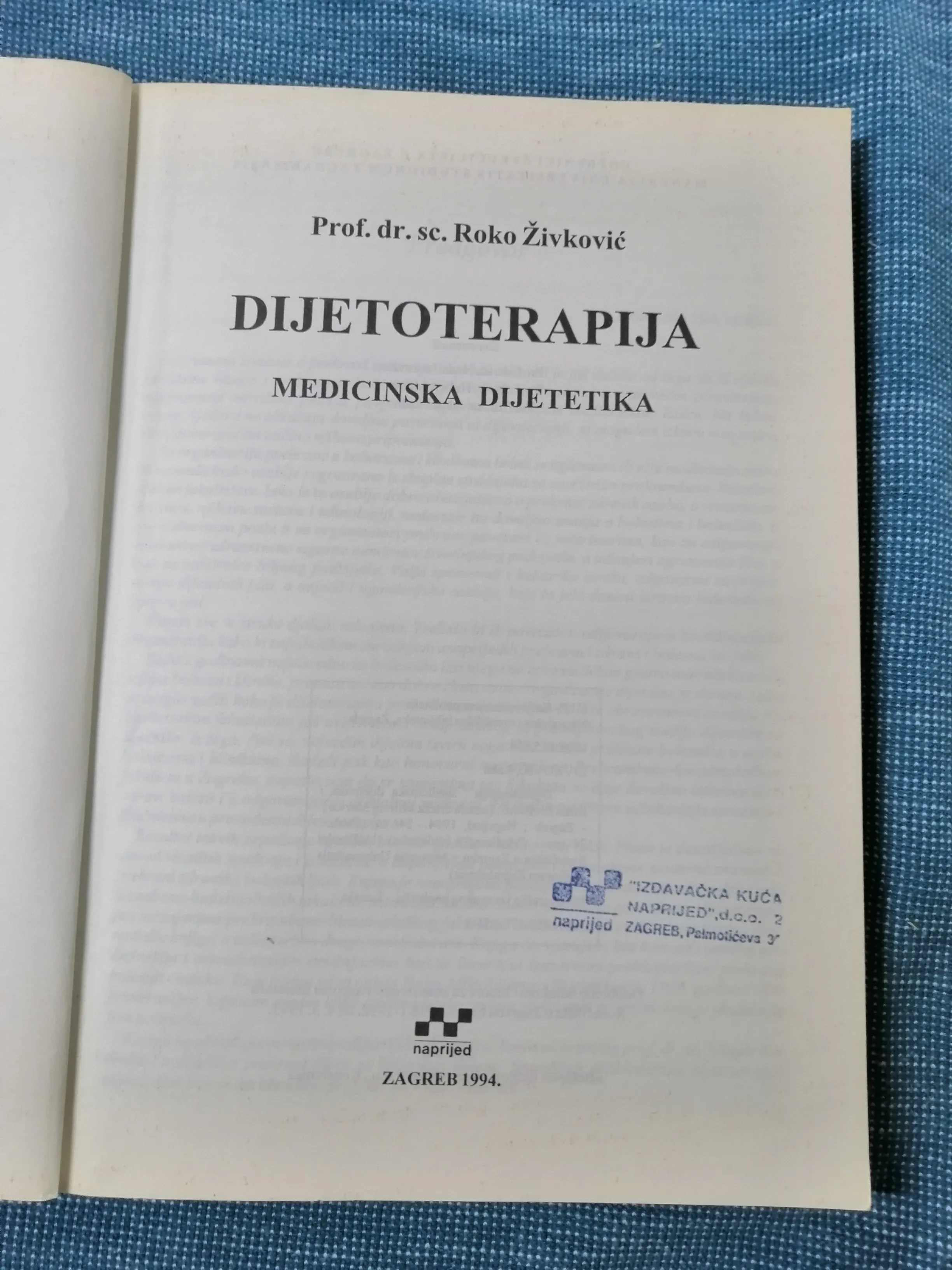 roko živković – dijetoterapija : medicinska dijetetika - slika 2