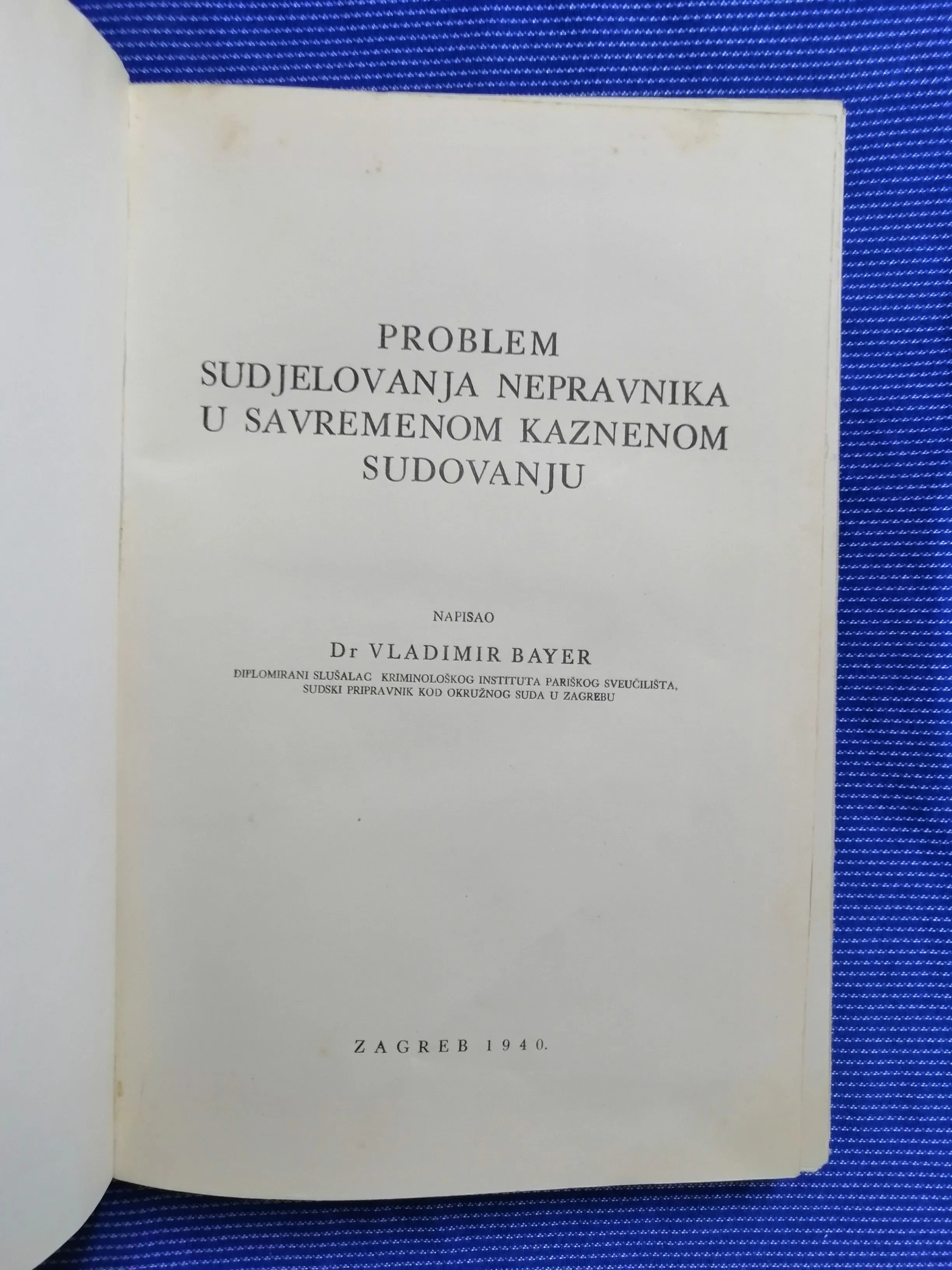 vladimir bayer – problem sudjelovanja nepravnika u suvremenom kaznenom - slika 2