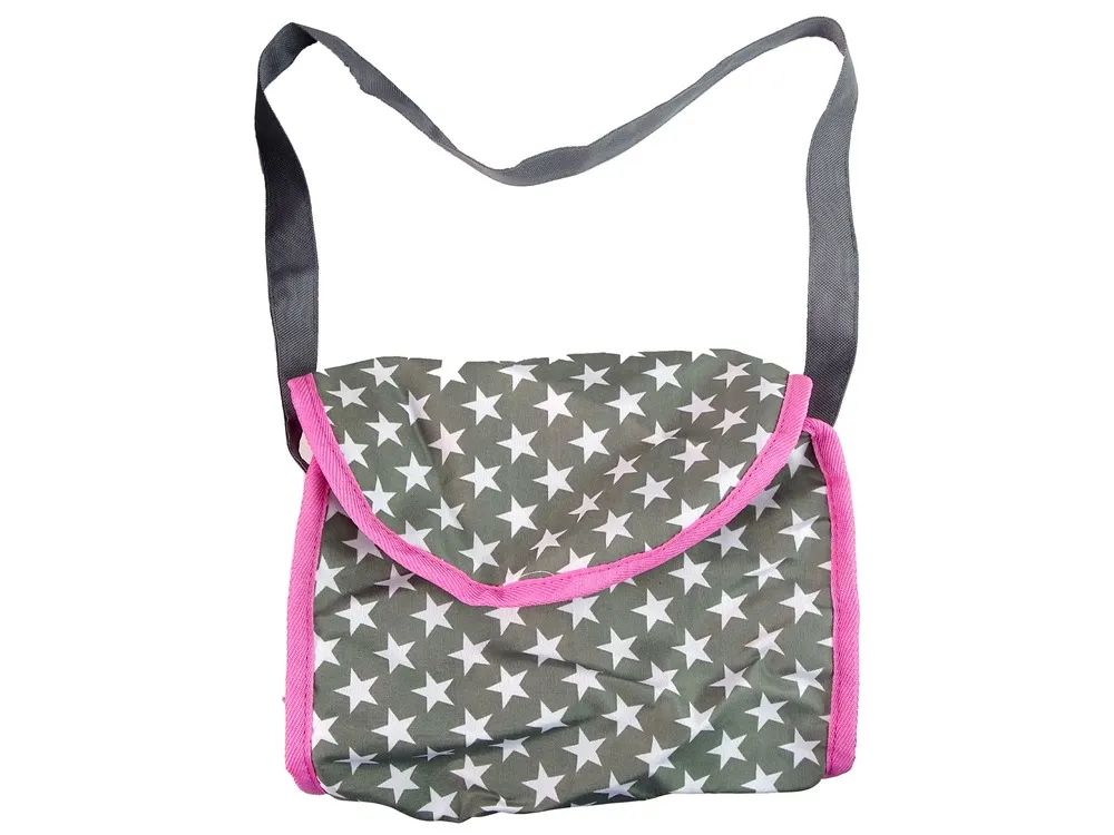 kolica za lutke 2u1 carrier bag - siva - slika 9