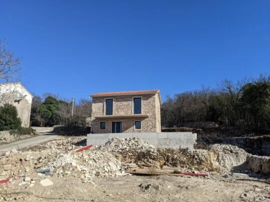 labin, renovirana kamena kuća, s pogledom na more - slika 7