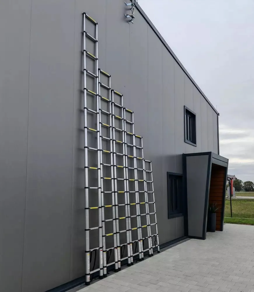 aluminijske teleskopske ljestve jednodijelne 5 m - slika 5