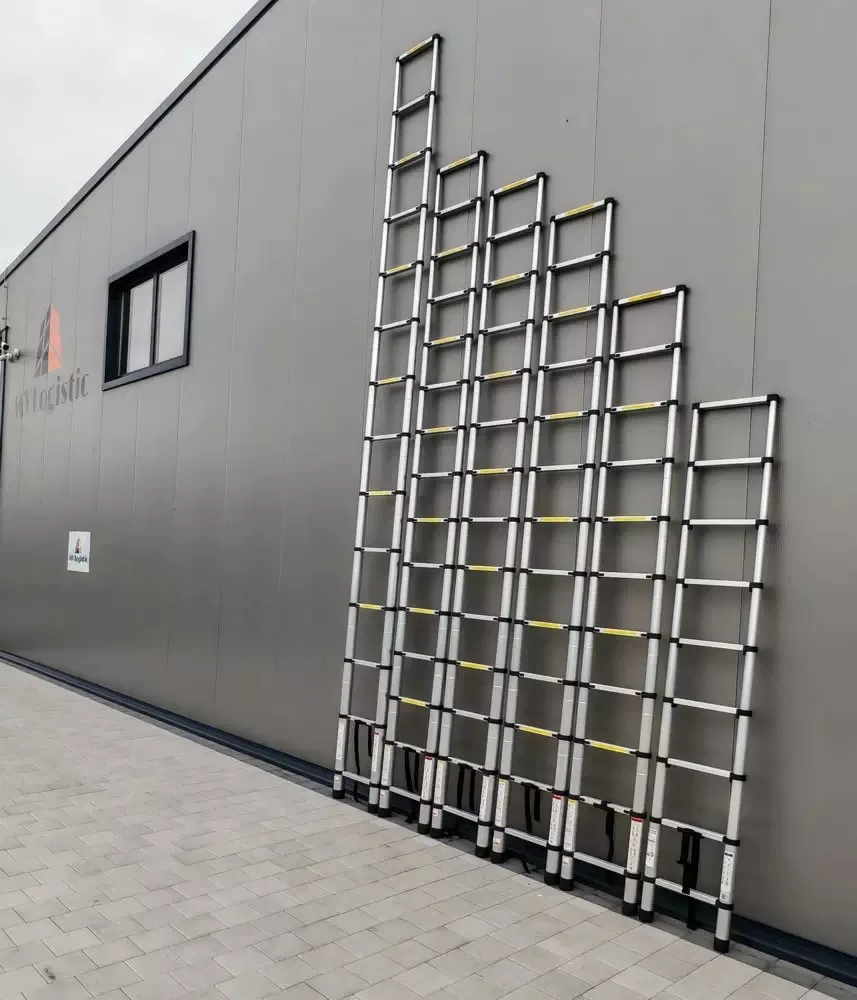 aluminijske teleskopske ljestve jednodijelne 2,60 m - slika 4