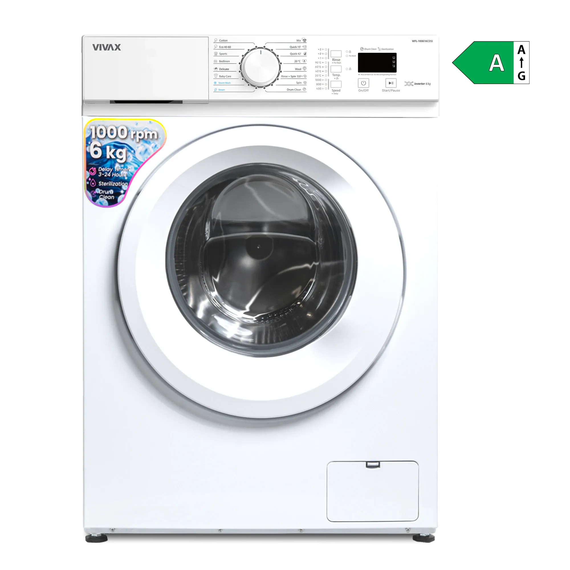 Vivax Home Perilica Rublja Wfl-100616cdsi - Vinkovci