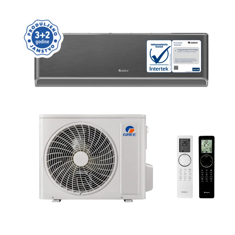 Gree Klima Single Split Airy 5,3/5,6 Kw Crna - Vinkovci