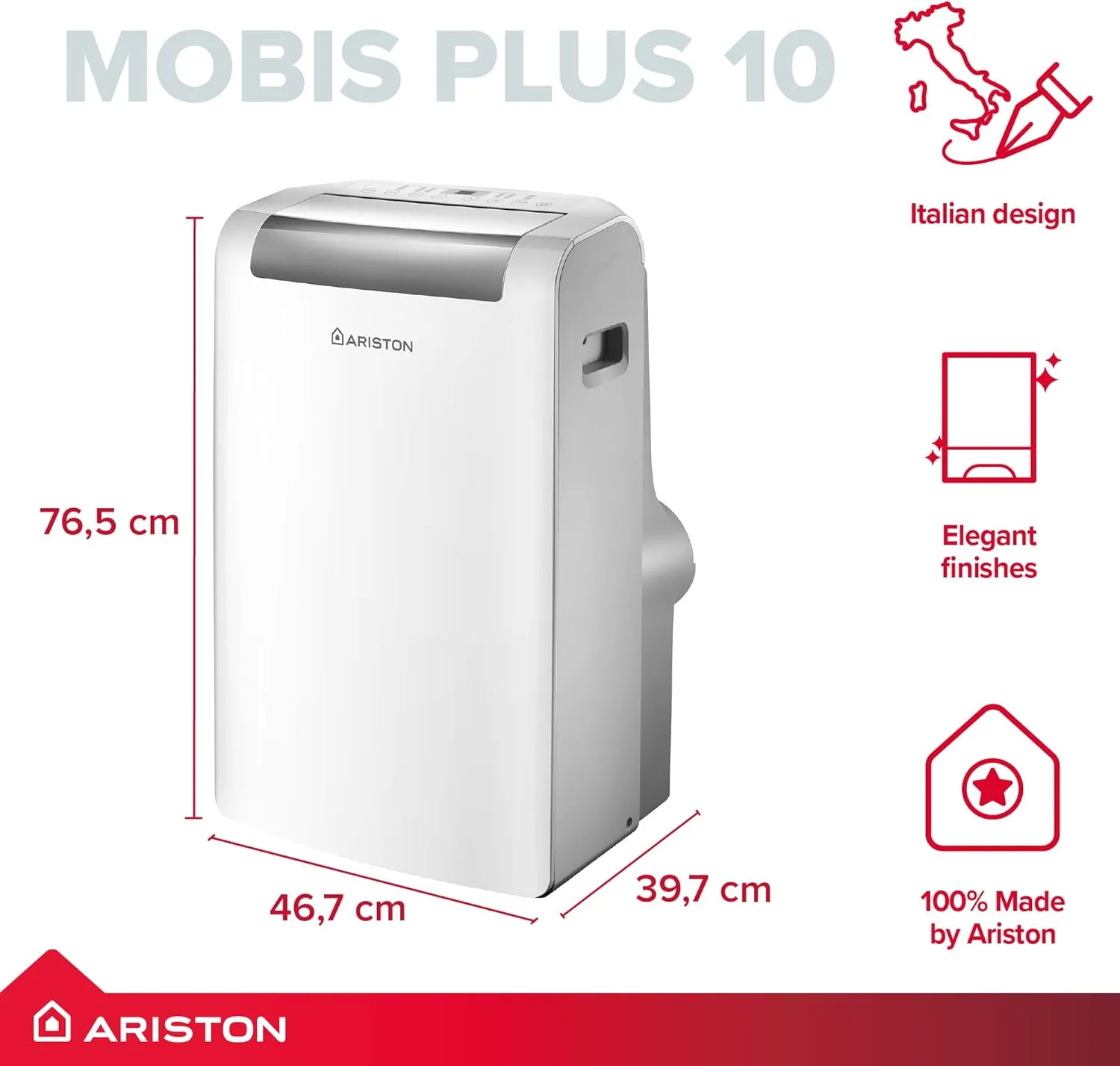 ARISTON MOBIS PLUS 10 MOBILNI KLIMA UREĐAJ 2,9 kW - Vinkovci
