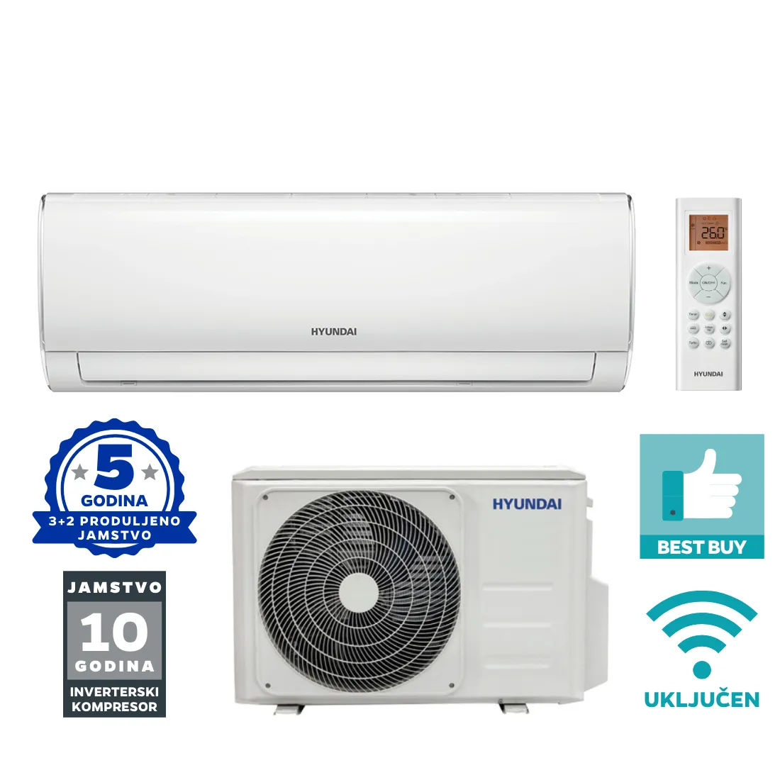 Hyundai Klima Performance Inverter Plus Asci-248cbw4b/asco-248cbw4b - Vinkovci