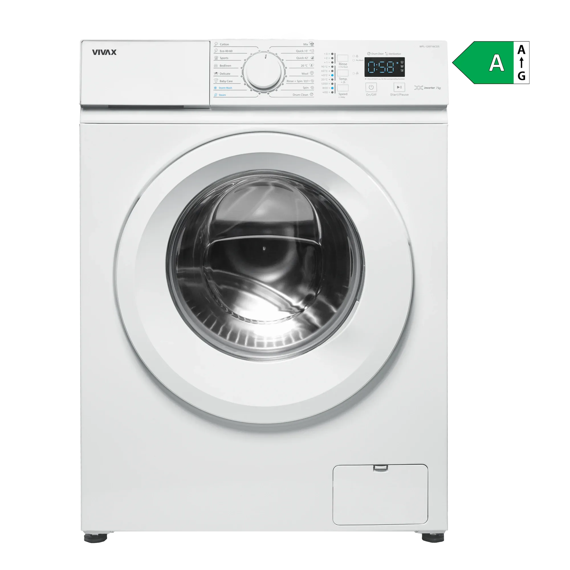Vivax Home Perilica Rublja Wfl-120716cds - Vinkovci