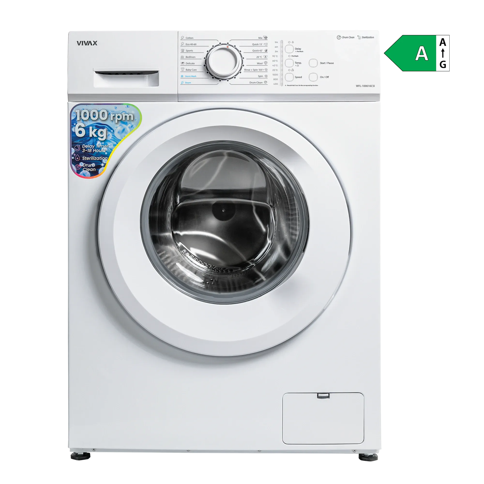 Vivax Home Perilica Rublja Wfl-100616csi - Vinkovci