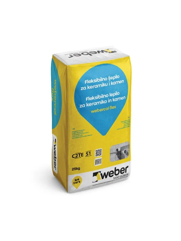 Weber Ljepilo Za Pločice Flexi S1 25 Kg Lk3 (c2te) - Vinkovci