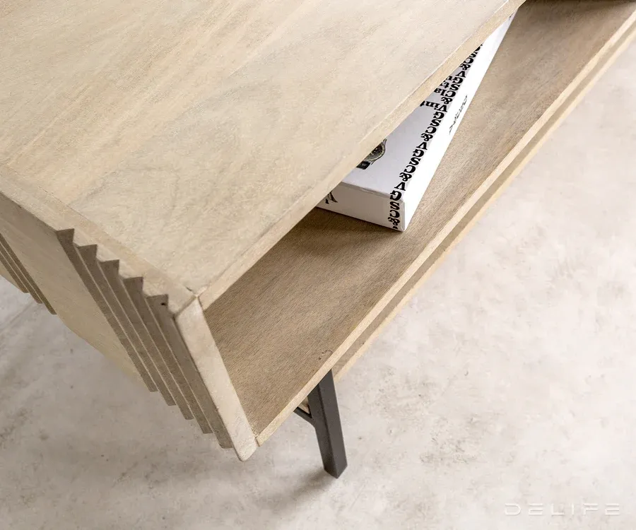klub stolić nereos 130x60x51cm, materijal: mango - slika 5