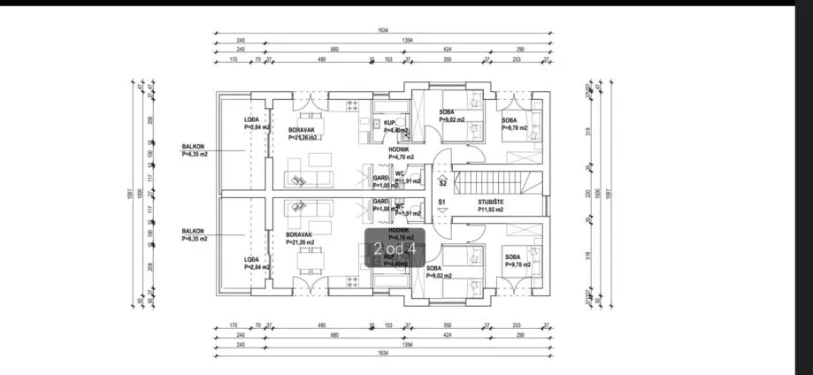 povljana apartman, krovna terasa 72m2, pogled na more- prilika - slika 2