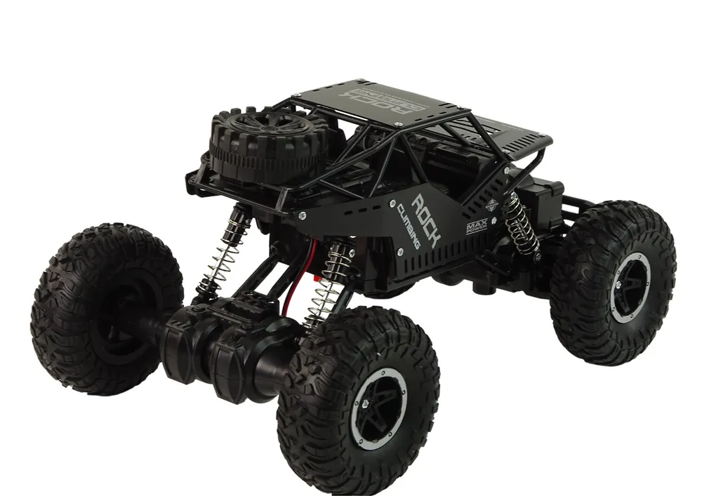 rc rover 1:16 car black remote controlled vehicle - slika 4