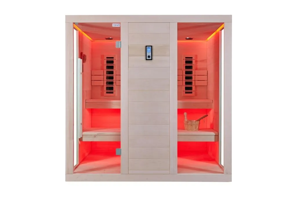 kombinirana sauna – 210 x 180 x 210 – elite – aspen - slika 5