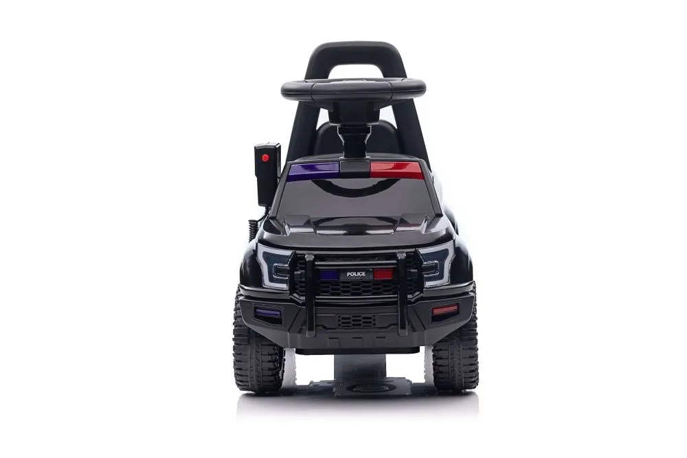 dječja guralica police - crna - slika 3