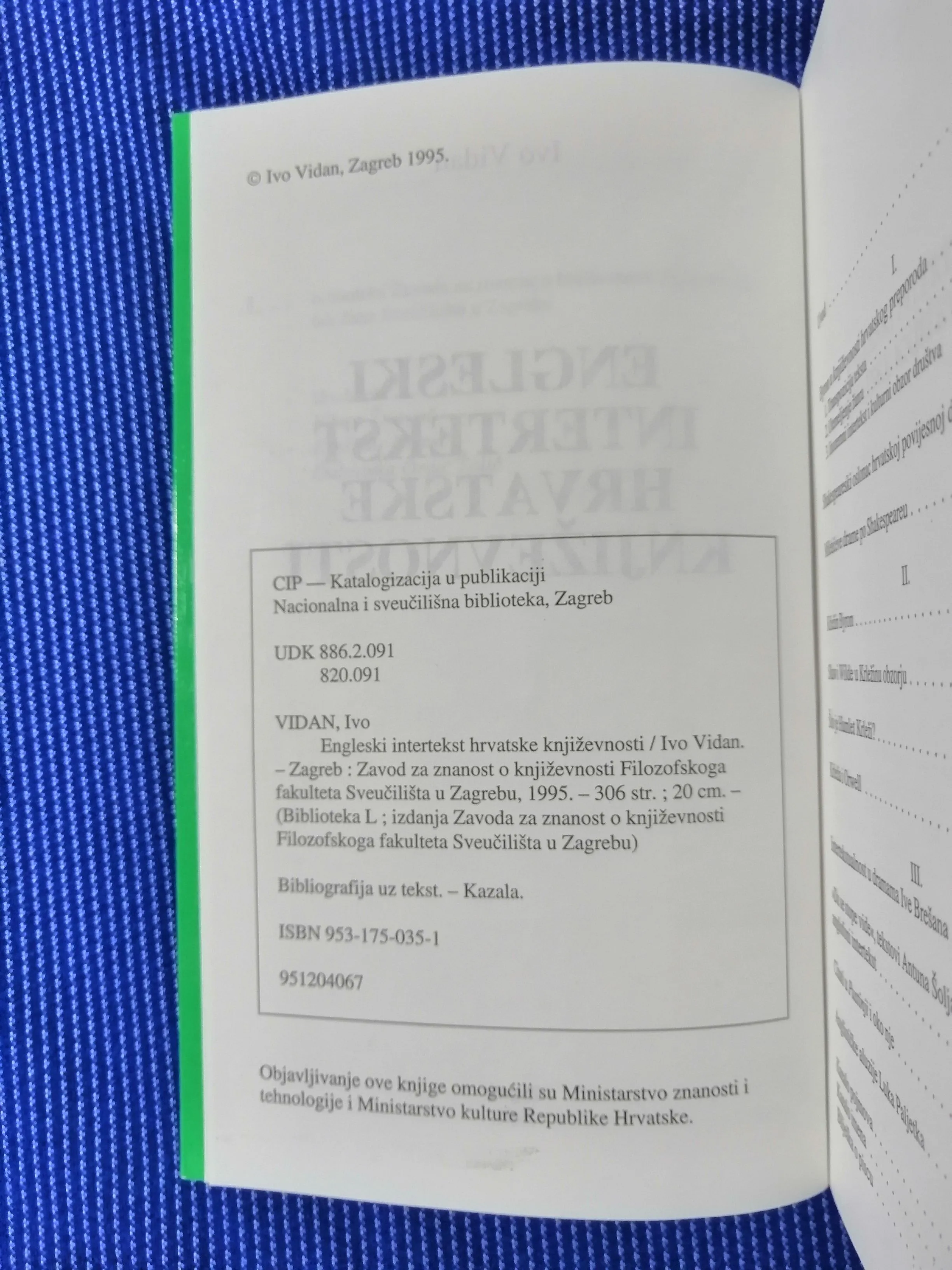 ivo vidan – engleski intertekst hrvatske književnosti - slika 3