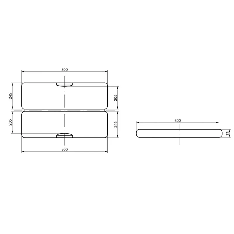 kofer pvc 80x24,5x7,5 cm - slika 3