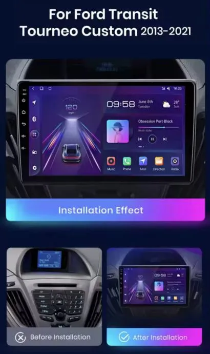 ford transit tourneo 2013-2021 original multimedija navigacija android - slika 11