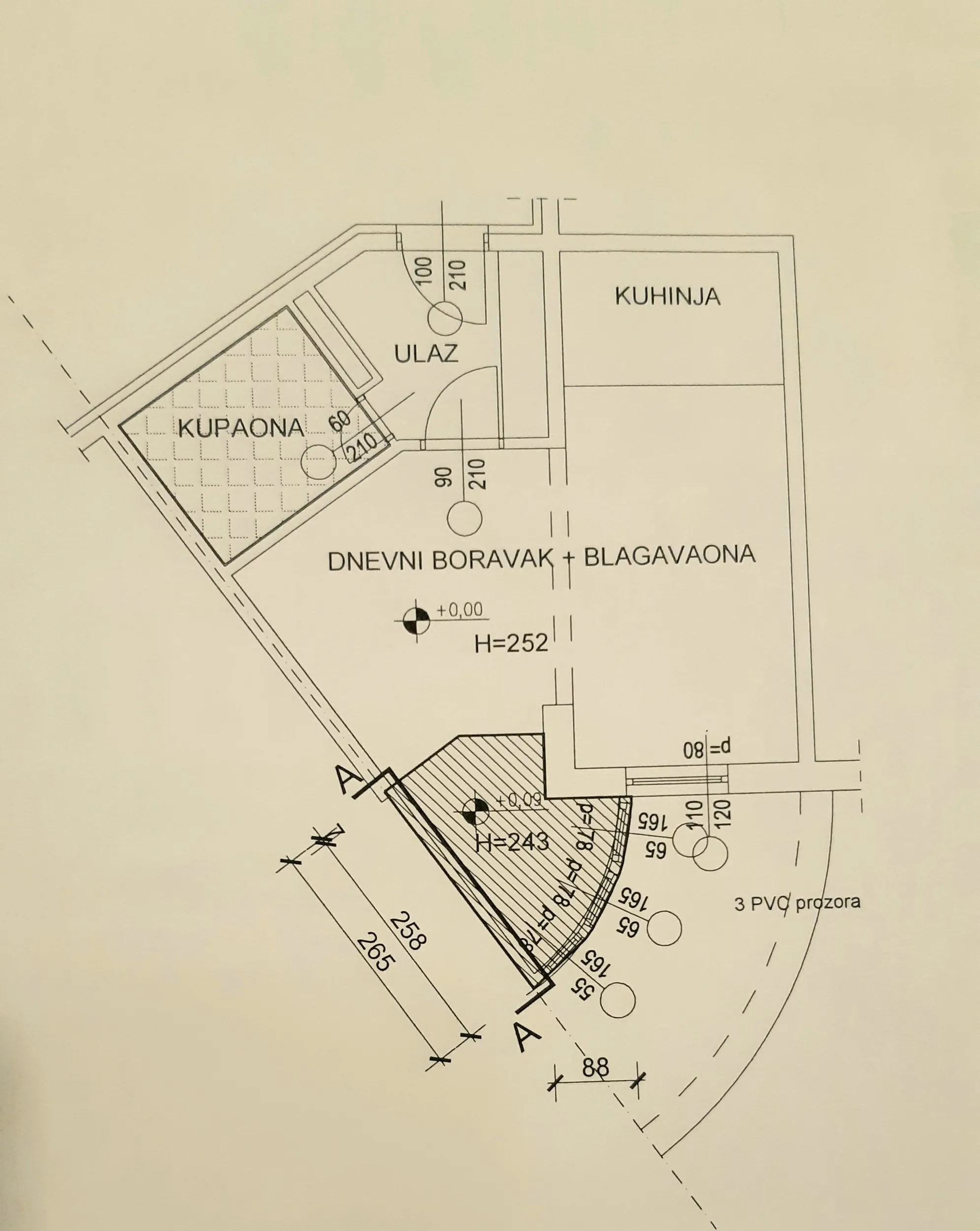 malešnica - jednosobni stan - 34 m2 - slika 7