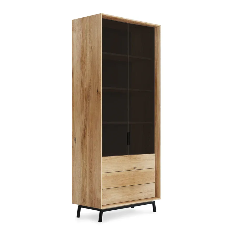 Vitrina Modern Loft 45x200cm, Materijal: Masivno Drvo Hrast - Čakovec