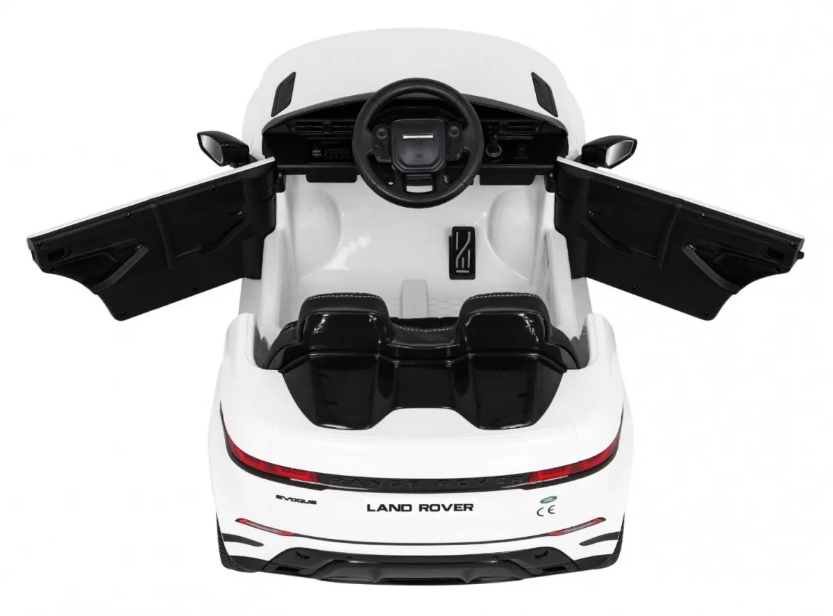 licencirani auto na akumulator range rover evoque - bijeli - slika 5