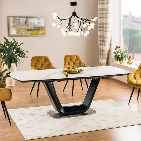 Blagovaonski stol Armani 160/220x90cm, Materijal: Keramika, MDF - Čakovec, Čakovec-zapad