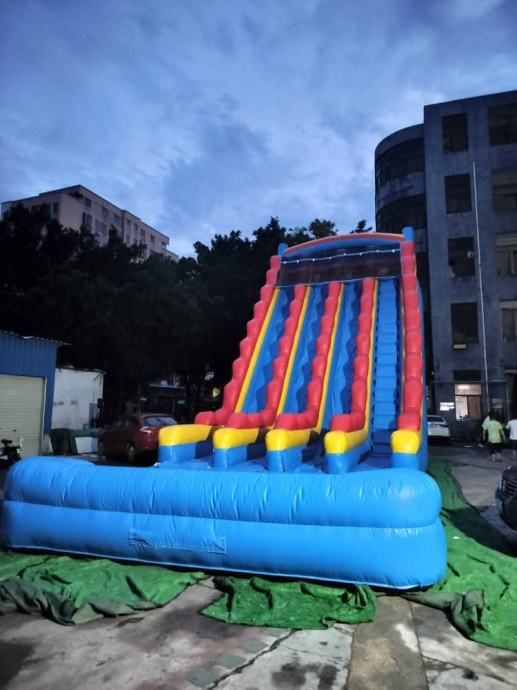 tobogan na napuhavanje s bazenom -novo-odmah dostupno - slika 5