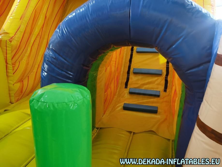 tobogan na napuhavanje - dino park - 7m x 5m- napuhanac - novo - slika 4