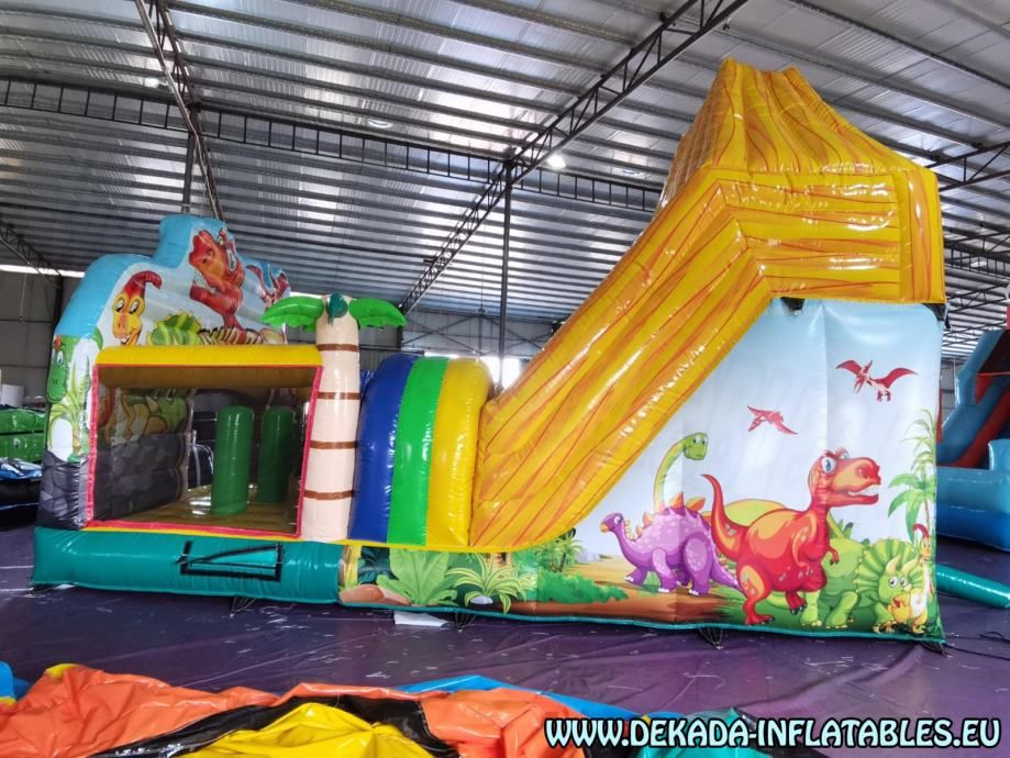 tobogan na napuhavanje - dino park - 7m x 5m- napuhanac - novo - slika 14