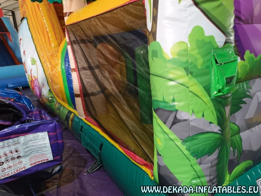 tobogan na napuhavanje - dino park - 7m x 5m- napuhanac - novo - slika 16
