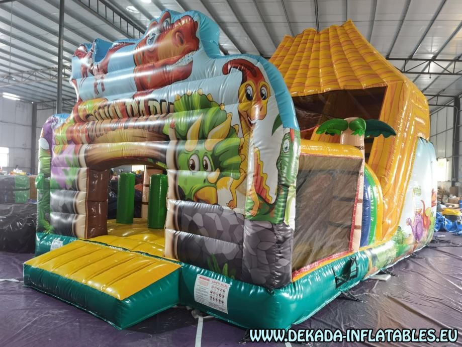 tobogan na napuhavanje - dino park - 7m x 5m- napuhanac - novo - slika 19