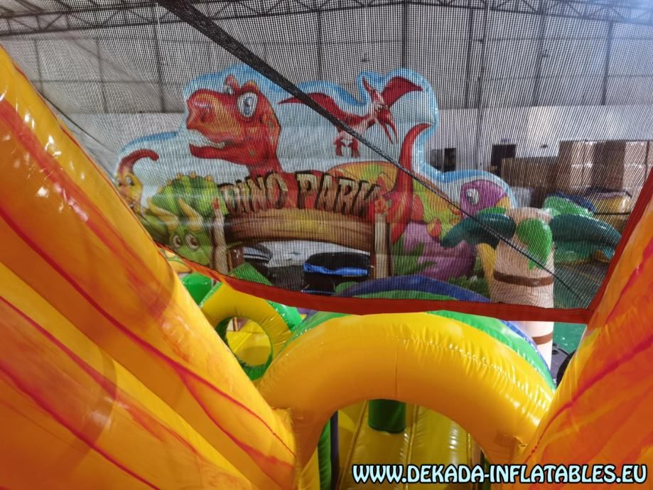 tobogan na napuhavanje - dino park - 7m x 5m- napuhanac - novo - slika 20
