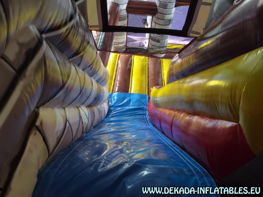 tobogan na napuhavanje - dvorac vitezova - 7m x 5m- napuhanac - slika 6