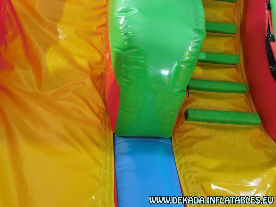 tobogan na napuhavanje - svijet životinja - 7m x 5m- napuhanac - slika 2