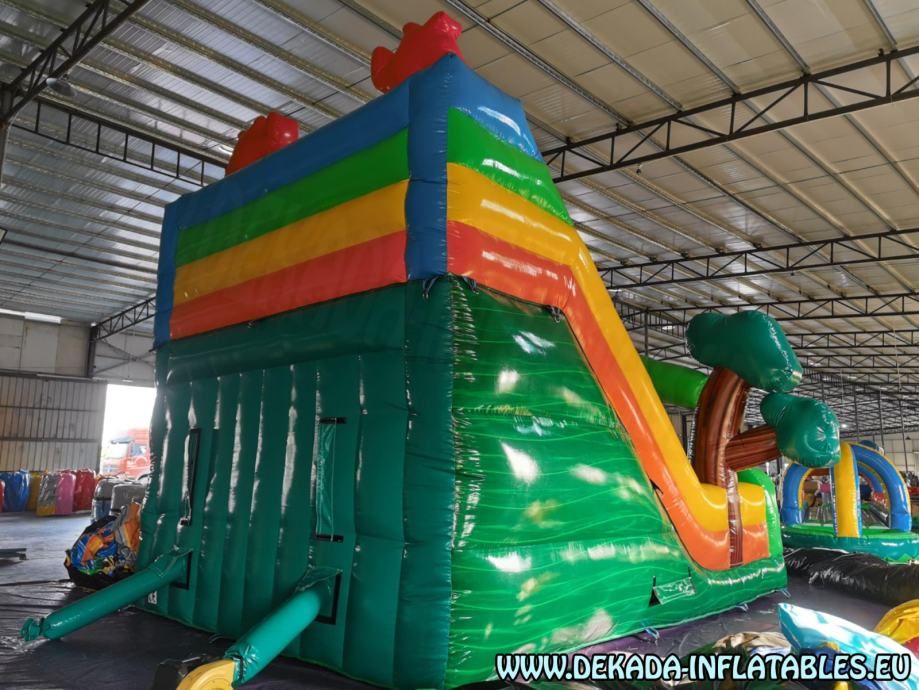 tobogan na napuhavanje - svijet životinja - 7m x 5m- napuhanac - slika 13