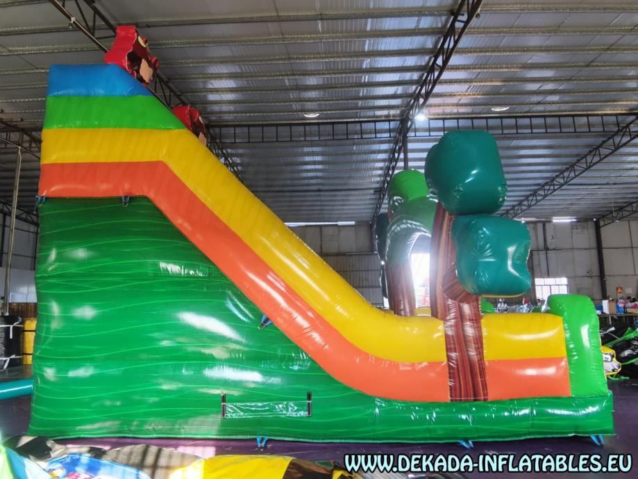 tobogan na napuhavanje - svijet životinja - 7m x 5m- napuhanac - slika 16