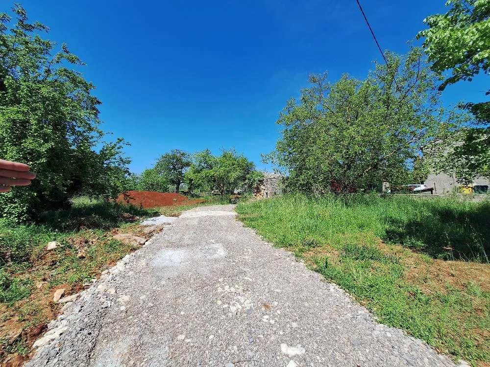 istra, okolica barbana, građ. zemljište 1000 m2 sa dva ucrtana objekta - slika 2