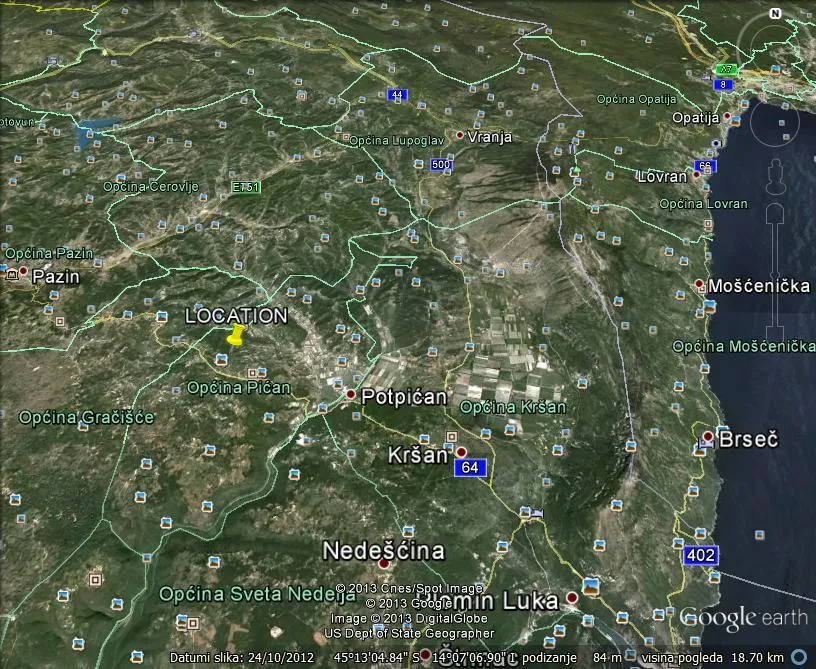 istra, pićan, poljoprivredno zemljište 84411 m2 - slika 2