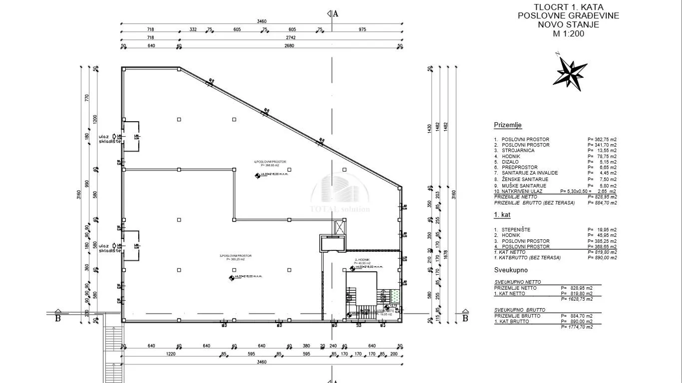 labin, građevinsko zemljište 4600 m2 za izgradnju trgovačkog centra - slika 2
