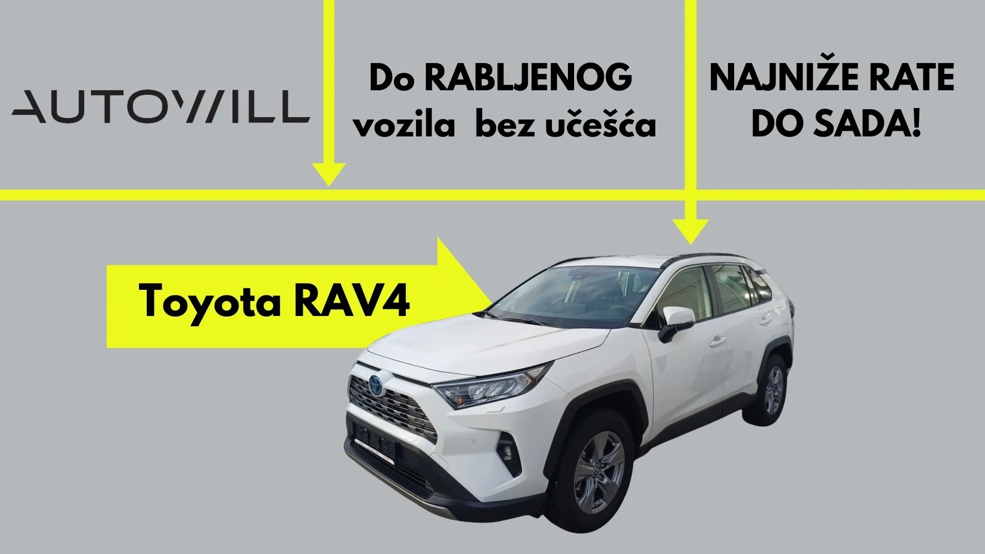 Toyota RAV-4 bez učešća - NAJNIŽA RATA DO SADA! - Zagreb